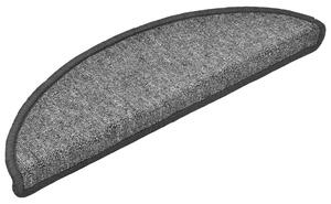 Maty na schody 30 szt. 56x17x3 cm Ciemnoszary Półokrągły