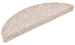 Maty na schody 20 szt. 56x17x3 cm Taupe Półokrągłe