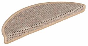 Maty na schody samoprzylepne sizal-look 30 szt. 56x17x3 cm