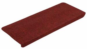 Maty na schody samoprzylepne 30 szt. Czerwone 65x22,5x3,5 cm