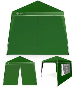 Pawilon CAPRI PLUS z 2 ścianami bocznymi, 3×3 m, zielony Casaria