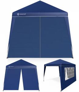 Pawilon CAPRI PLUS z 2 ścianami bocznymi, 3×3 m, niebieska Casaria