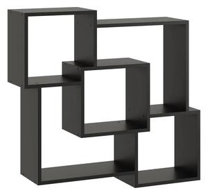 Czarna minimalistyczna półka ścienna W6-C03