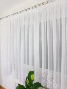 Firana z gipiurÄ 30cm uszyta w "M" 400x180cm