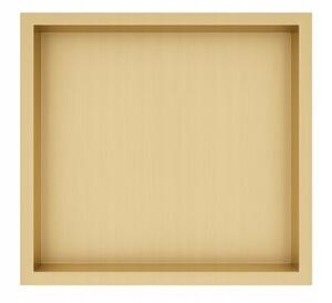 Półka łazienkowa wnękowa Estiva FALEZA Gold 30x30x10 cm złota szczotkowana 1 szt