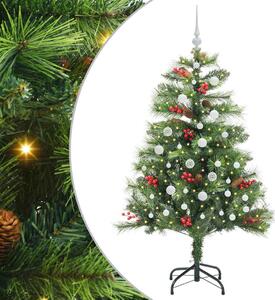Sztuczna choinka Ze LED Lights Zielony 150 cm PVC i Metal