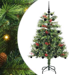 Sztuczna choinka Ze LED Lights Zielony 150 cm PVC i Metal
