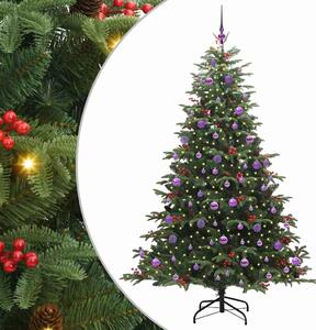 Sztuczna choinka Zielony 210 cm PVC, Metal i Plastik