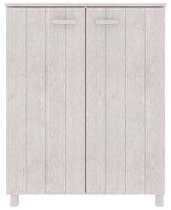 Szafka na buty HAMAR, biała, 85x40x108 cm, lite sosna