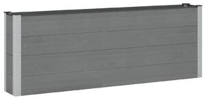 Podniesiona rabata ogrodowa Czarny 200 x 30 x 72 cm