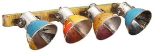 Industrialna lampa ścienna, kolorowa, 90x25 cm, E27