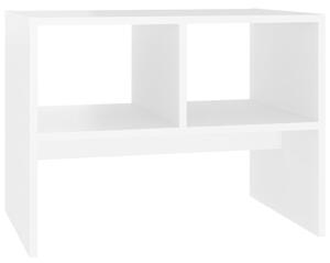 Stolik boczny, biały, 60x40x45 cm, płyta wiórowa