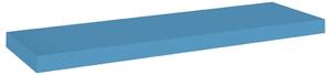Półka ścienna, niebieska, 80 x 23,5 x 3,8 cm, MDF