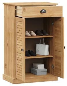 Szafka na buty VIGO, 60x35x96 cm, lite drewno sosnowe