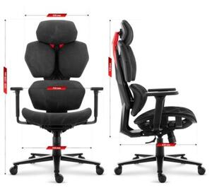 Fotel HELL'S CHAIR HC- 1010 Czarny