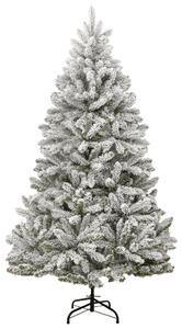Sztuczna choinka zawiasowa, ośnieżona, 180 cm