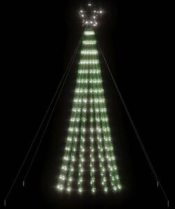 Choinka LED 275 LED Zimna biel 180 cm