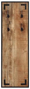 Wieszak na ubrania, 35x8x110 cm, surowe drewno mango