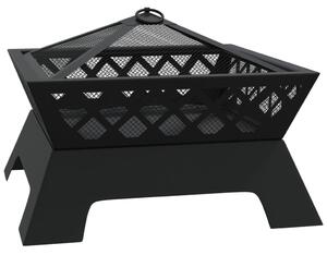 Palenisko z pogrzebaczem, 50 cm, XXL, stal