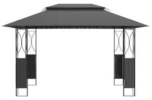 Altana z dachem, antracytowa, 400x300x270 cm, stal