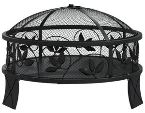 Palenisko z pogrzebaczem, 50 cm, XXL, stal