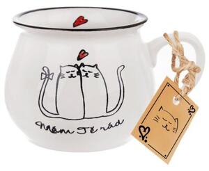 Kubek ceramiczny koty 300 ml