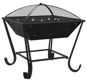 Palenisko z pogrzebaczem, 50 cm, XXL, stal