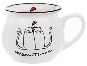 Kubek ceramiczny koty 300 ml