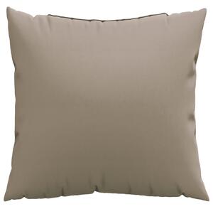 Poduszki ozdobne, 4 szt., taupe, 50x50 cm, tkanina