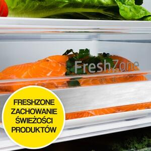 Lodówka AMICA FK299TG.2FXHC No Frost 181cm Czarna Inox