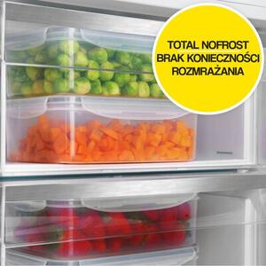 Lodówka AMICA FK299TG.2FXHC No Frost 181cm Czarna Inox