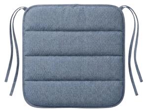 Poduszka na krzesło LINGE BLUE 37x37 cm, niebieska