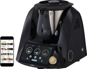 Wielofunkcyjny robot kuchenny COBBO 7 Pro Czarny (WiFi) z wbudowaną wagą i funkcją gotowania