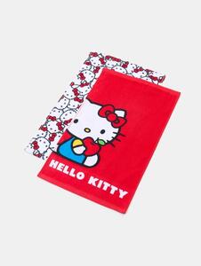 Sinsay - Zestaw ręczników 2 pack Hello Kitty - czerwony