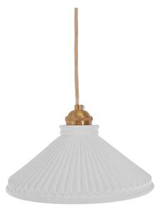 Biała lampa wisząca SULION Elena, wys. 150 cm