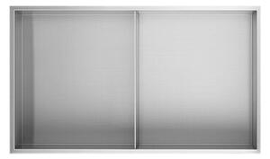 Półka łazienkowa wnękowa HYDROSAN DUO-CH-60X30X10 Chrom szczotkowany 30x60x10 cm