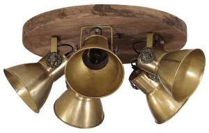 Lampa sufitowa, 25 W, antyczny mosiądz, 50x50x25 cm, E27