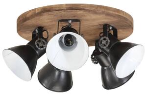 Lampa sufitowa 25 W, czarna, 50x50x25 cm, E27