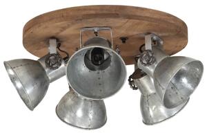 Lampa sufitowa 25 W, srebro vintage, 50x50x25 cm, E27