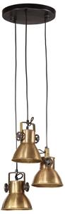 Lampa wisząca, 25 W, antyczny mosiądz, 30x30x100 cm, E27