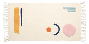 Beżowy bawełniany dywan dziecięcy Kave Home Magumi, 65x120 cm