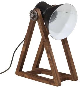 Lampa stołowa, 25 W, czarna, 30x17x40 cm, E27
