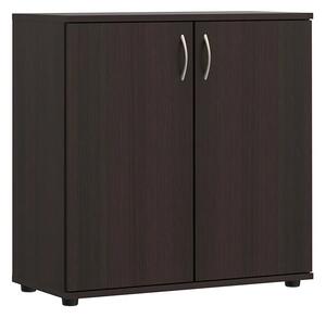 Minimalistyczna Komoda Biurowa Z Drzwiczkami Wenge L1-K53