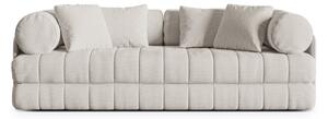 Beżowa rozkładana sofa z materiału bouclé 206 cm Kemi – Cosmopolitan Design