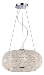 Ideal Lux Ideal Lux - Żyrandol kryształowy PASHA 10xE14/40W/230V śr. 55 cm chrom ID082196