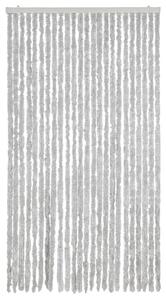 Zasłona przeciwko owadom, szara, 100x200 cm, szenil