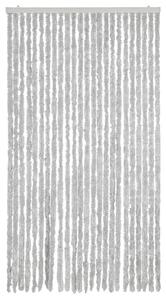 Zasłona przeciwko owadom, szara, 100x220 cm, szenil