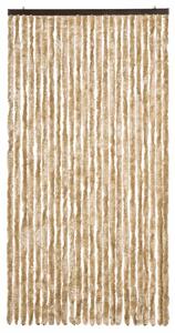 Zasłona przeciwko owadom, beżowa, 100x200 cm, szenil