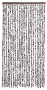 Zasłona przeciwko owadom, brązowo-beżowa, 100x200 cm, szenil