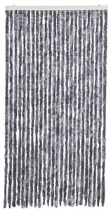 Zasłona przeciwko owadom, srebrna, 100x200 cm, szenil